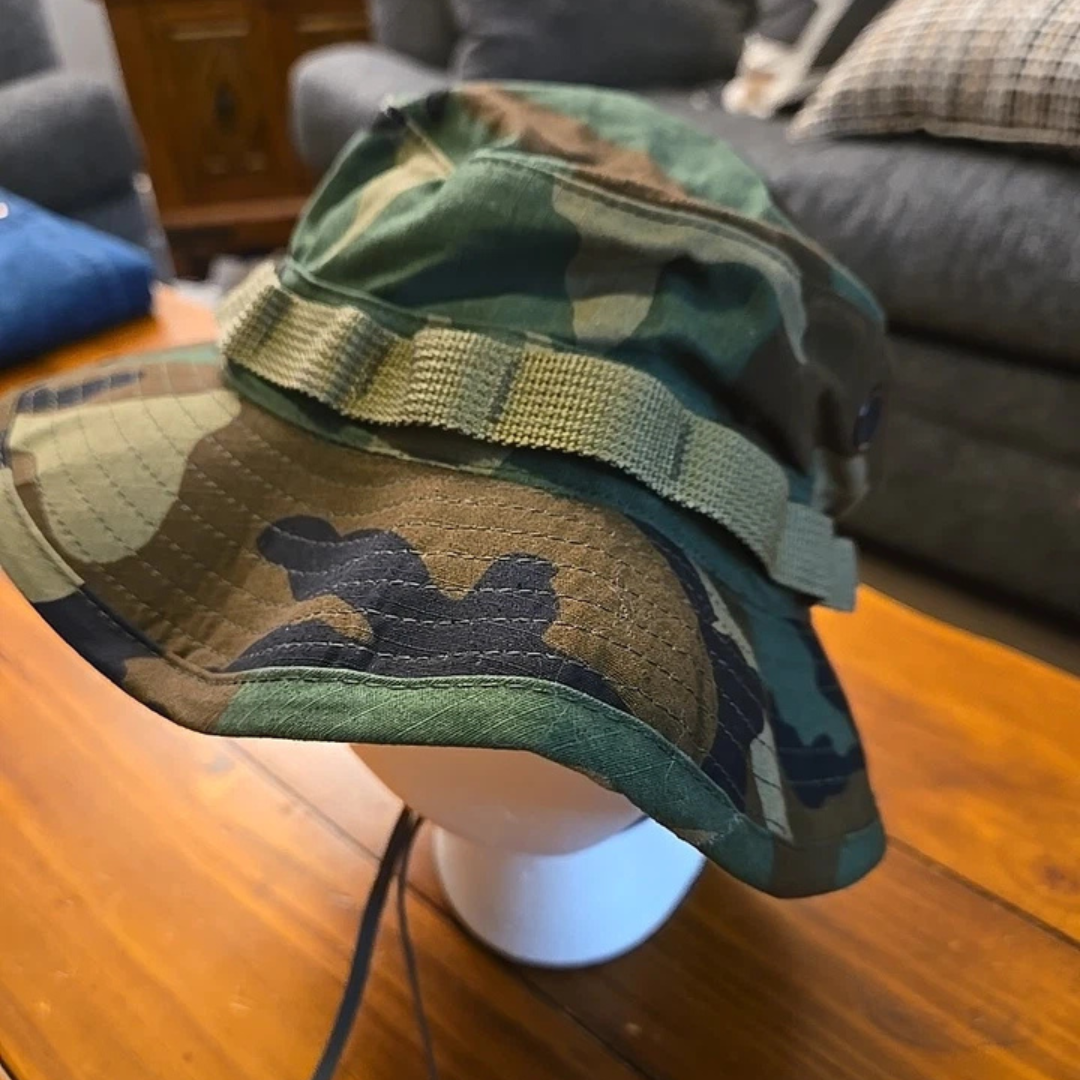 Boonie Hat - Woodland Camo Tactical Gear India
