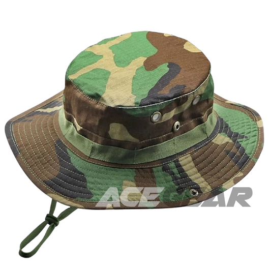 Boonie Hat - Woodland Camo